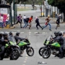 Police secure the area during a protest against Venezuelan President Nicolas Maduro's government in Caracas, Venezuela January 23, 2019. REUTERS/Manaure Quintero  NO RESALES. NO ARCHIVES.