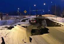 Повлечено предупредувањето за цунами на Алјаска по силниот земјотрес