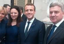 Претседателот Иванов на свечен прием кај Макрон