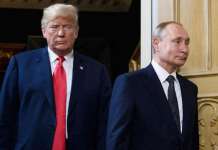 Кратка средба сепак имало меѓу Путин и Трамп