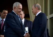 Путин и Нетанјаху разговараа за ситуацијата во Сирија