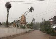 Големо невреме на Тајланд, еден загинат