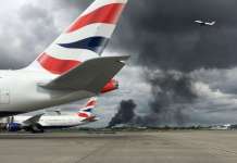 Експлозија и пожар во близина на лондонскиот аеродром
