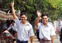 Ослободени новинарите на „Ројтерс“ во Мјанмар