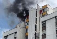 Се запали стан во кулите во Карпош 4