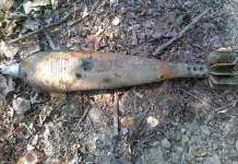 Пронајдена минофрлачка граната од Првата светска војна