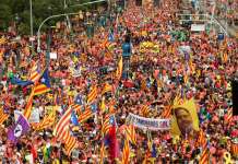 За првпат по референдумот, повеќе Каталонци се против независност од Шпанија