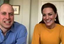 Кејт и принцот Вилијам со виртуелна посета на училиште