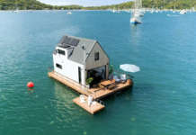 Куќа на вода во Палм Бич – идеално засолниште