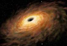 Што светнува околу црната дупка