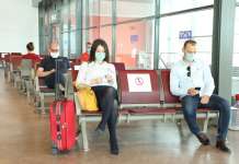 Патниците да пристигнат три часа пред летот, на влез ќе им се мери температура