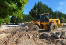 Започна уредувањето на плажите во Охрид, по уривањето на дивите објекти