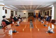Премиерот прими делегација на МПЦ-ОА предводена од архиепископот г.г. Стефан