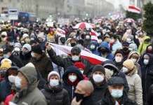 Повеќе од 300 демонстранти приведени на протестите во Минск