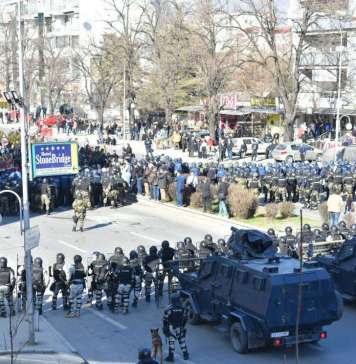 По една година затвор за тројца обвинети поради насилниот протест за „Монструм“