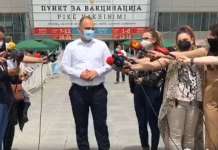 Филипче се вакцинираше со кинеската вакцина на „Синофарм“