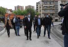 Богдановиќ, Шилегов и Заев на увид во градежните активности на улицата „Орце Николов“