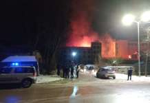 Голем пожар во фабриката Жито Битола