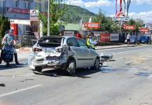 Тешка сообраќајка на булеварот Борис Трајковски