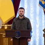 Бог го има украинското знаме на рамениците, кажа Зеленски
