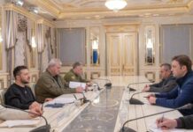 ОБСЕ има капацитет да им помогне на луѓето преку работата на терен, рече Османи на средбата со Зеленски