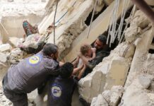Дeвојче од Сирија спасено од под урнатините по 40 часа