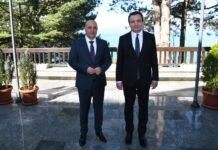 Ковачевски го пречека Курти во Охрид: Дијалогот е решение за иднината на регионот