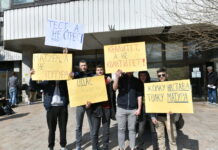 Протестираа матурантите од ОДАС – ќе бидат примени во МОН за да ги изнесат барањата за полагањето матура