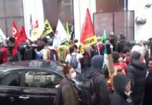 Финансирајте ги пензиите од џебовите на милијардерите – демонстранти упаднаа во седиштето на „Луј Витон“