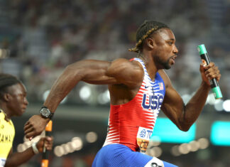 Златен хет-трик на Ноа Лајлс