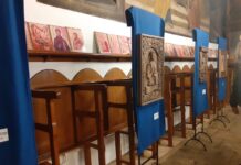 Изложбата на резби и фрески во црквата „Свети Петар и Павле“ во Кичево