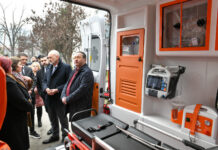 Скопската Итна помош доби седум амбулантни возила, донација од ЕУ