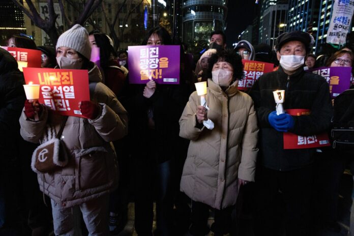 Juzna korea protesti