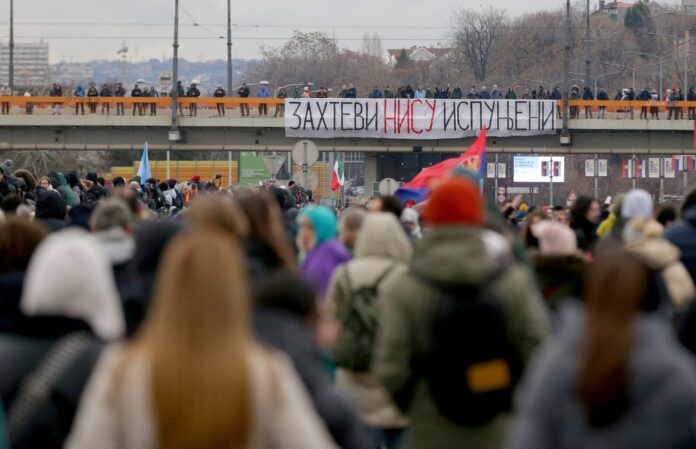 studentski protesti Belgrad, Nis i Nova sad