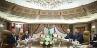 US and Ukrainian officials meet in Saudi Arabia