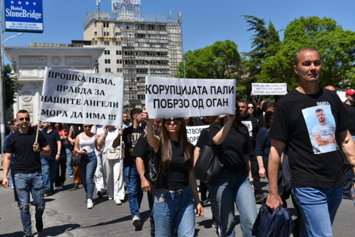Protest roditeli Kocani