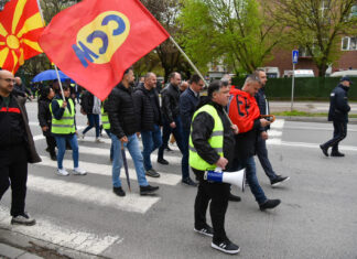ССМ најавува блокади од 10 февруари како притисок за минимална плата