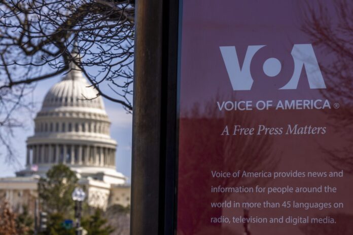 Voice of America reporters can return to their offices next week, the Justice Ministry said.