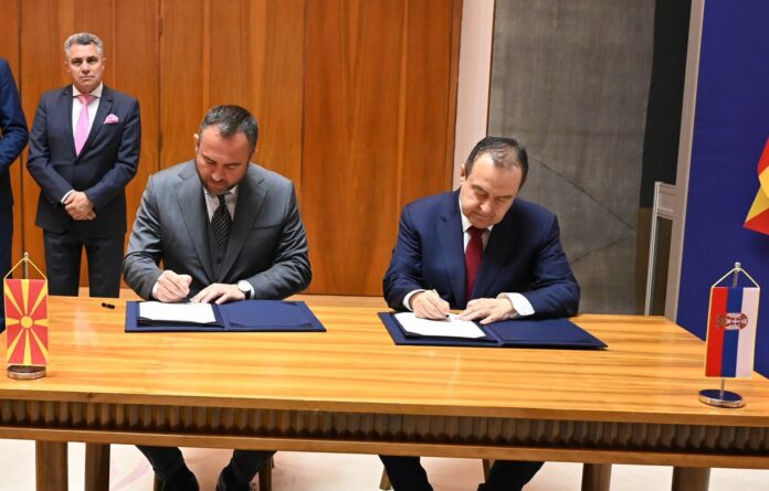 Toskovski and Dacic sign ONE Stop Agreement and Fast Joint Border Control