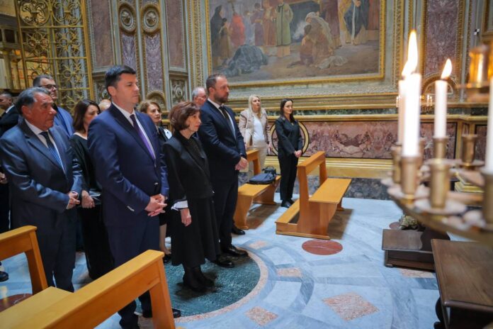 Siljanovska – Davkova in Rome on celebration of the Day of Slavic Enlighteners