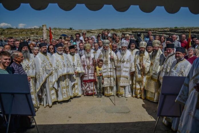 GG Stefan was in charge of the Liturgy in Stobi on the occasion of 1700 of the First Ecumenical Council