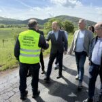 Трајановски и Сајкоски на увид на санација на регионалниот пат Кичево-Демир Хисар кон Цер