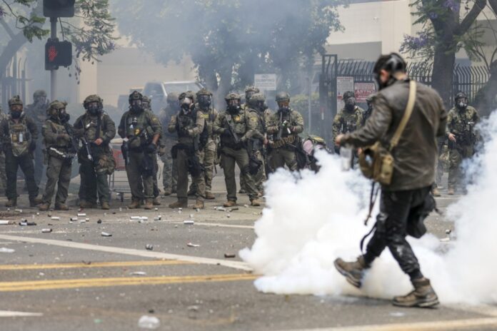 Trump sent 2,000 troops from the National Guard to California after clashes with protesters