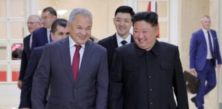 Kim Jong Un - Sergei Shoigu