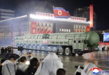 Nort Korea, military parade