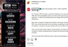 „Егзит“ потврди дека доаѓа во Македонија