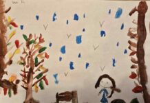 Ема Незири ги поздравува врсниците со состав и цртеж за есента