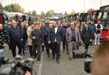 Од понеделник 55 приватни автобуси ќе го засилат јавниот превоз во Скопје, најави Ѓорѓиевски