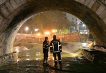 Акција за чистење на централното градско подрачје во Скопје