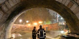 Акција за чистење на централното градско подрачје во Скопје